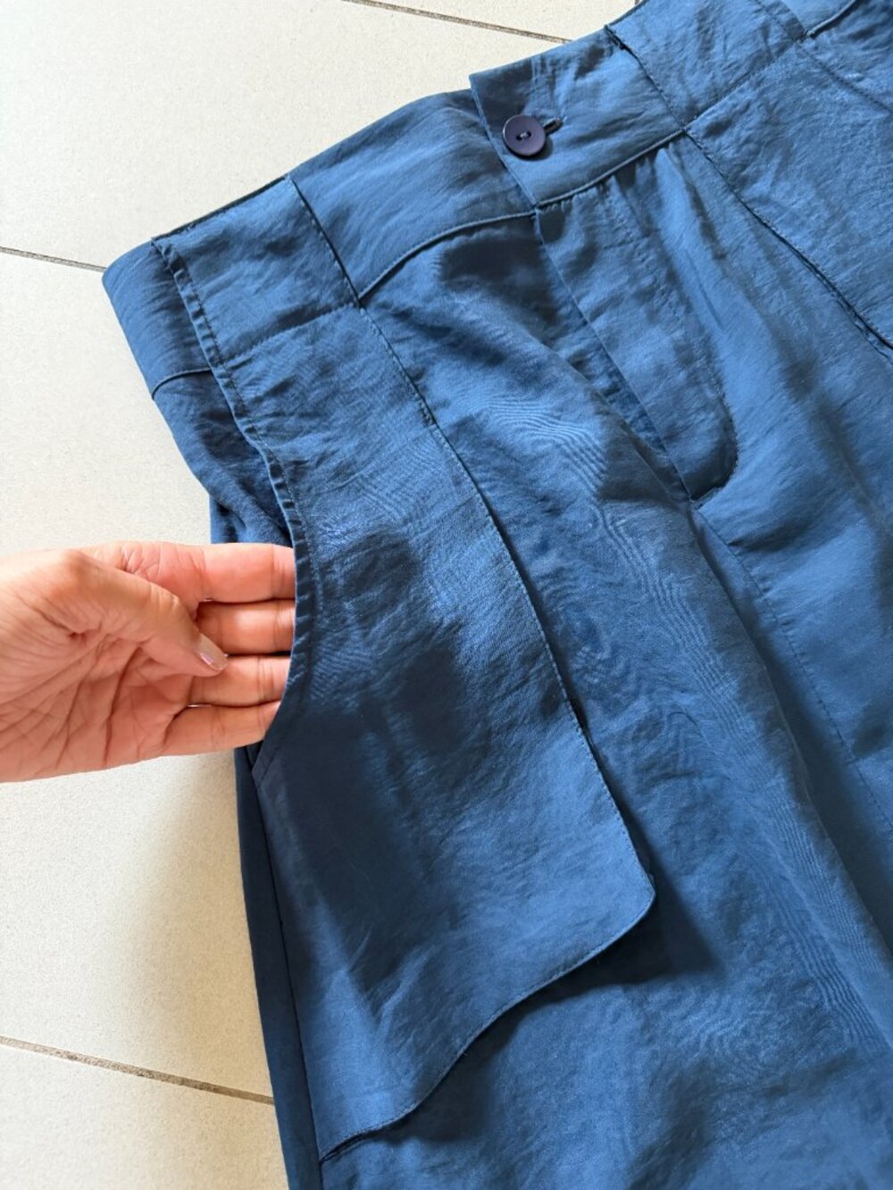 Ruti Blue Utility Skirt Size Small - Picture 2 of 6